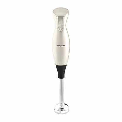 Karaca 550W Stick Blender - Cream, Powerful and Easy-to-Use Hand Blender, 153.09.01.8732
