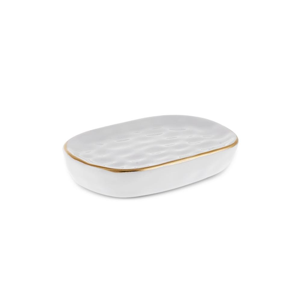 Karaca Lina 4-Piece Ceramic Bathroom Accessory Set, 8683650324454
