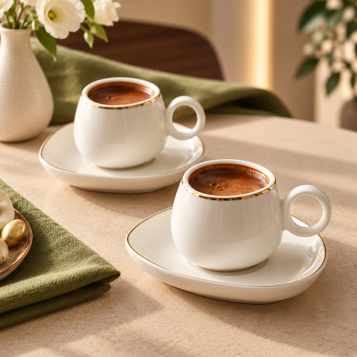 Karaca Streamline Tribe 2-Piece Coffee Cup Set – 90 ml, 8683650325048