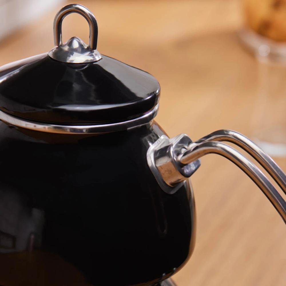 Karaca Loreto Enamel Teapot Set