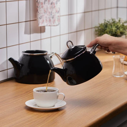 Karaca Loreto Enamel Teapot Set
