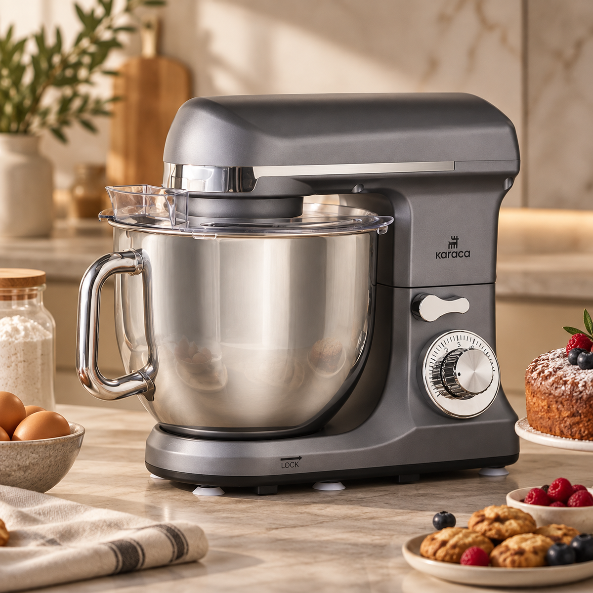 Karaca Blendburst Kitchen Chef 1400W, Grey, SM-1009