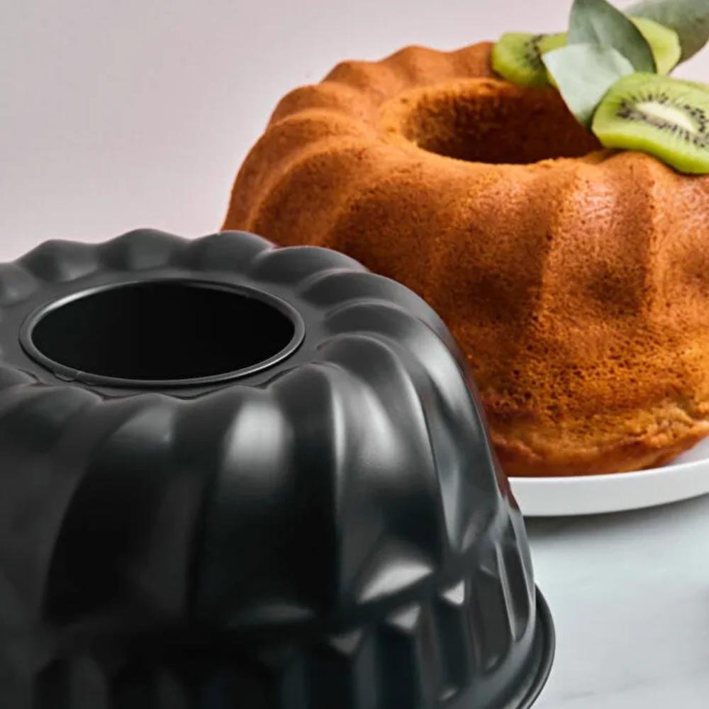 Karaca Bake Pro Sliced Cake Pan - Black | Non-Stick Italian Design, 8683650329503