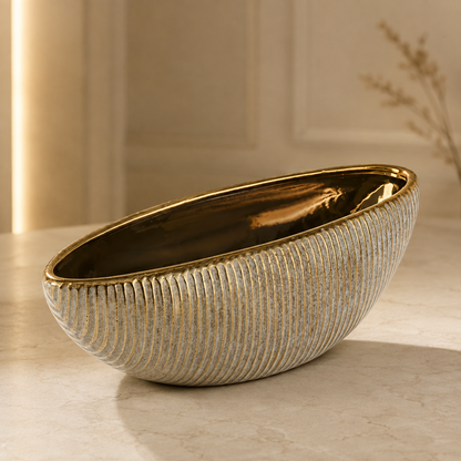 Karaca Home Novara Gondola Decorative Bowl 34.5 cm, 8683650330929