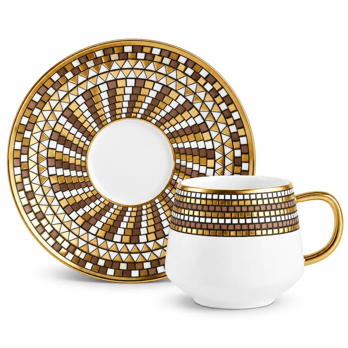 Karaca Belgin 6-Piece Coffee Cup Set 90 ml – Service for 6 People, 8683650338727