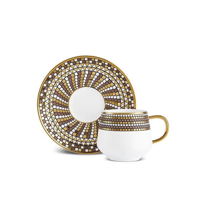 Karaca Belgin 6-Piece Coffee Cup Set 90 ml – Service for 6 People, 8683650338727