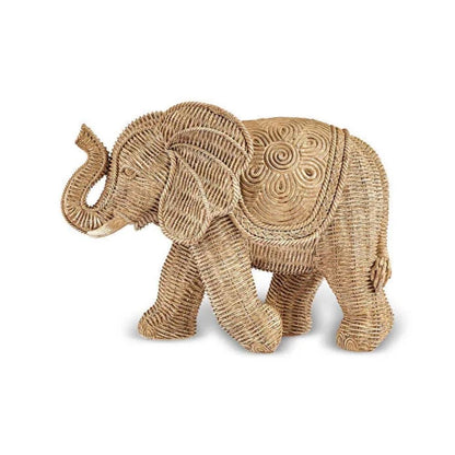 Karaca Renato Elephant Figurine - Natural Beige, 8683650340713