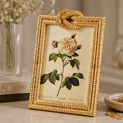 Karaca Home Node Gold Photo Frame 10 x 15 cm, 8683650340805
