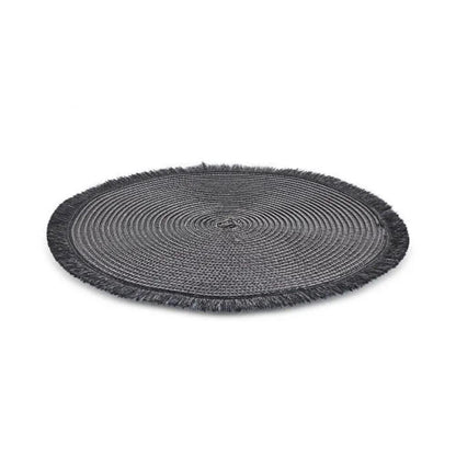 Karaca Kristina 2-Piece Black Placemat Set 38 cm, 8683650341888