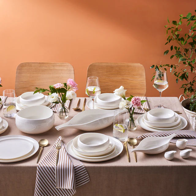 Karaca Earth Collection Clay 55-Piece Dinner Set for 12 People Red Dot Design Award-Winning Dinner Set, 8683650346579
