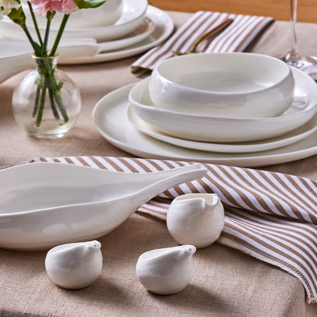 Karaca Earth Collection Clay 55-Piece Dinner Set for 12 People Red Dot Design Award-Winning Dinner Set, 8683650346579