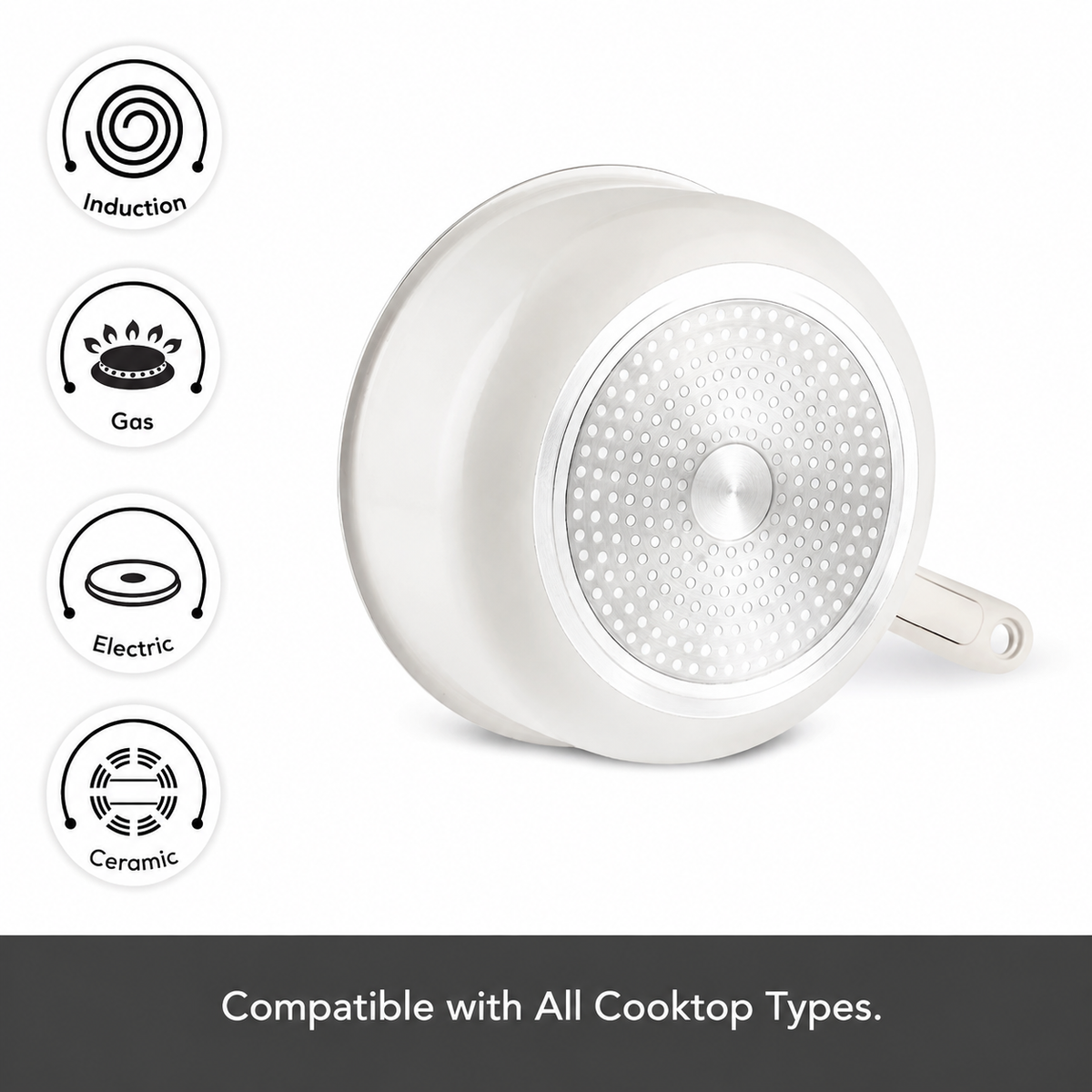 Karaca x Refika Swiss Crystal 7-Piece Cookware Set with Removable Handle, 8683650362111