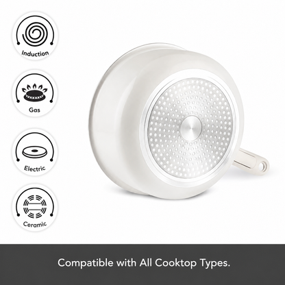 Karaca x Refika Swiss Crystal 7-Piece Cookware Set with Removable Handle, 8683650362111