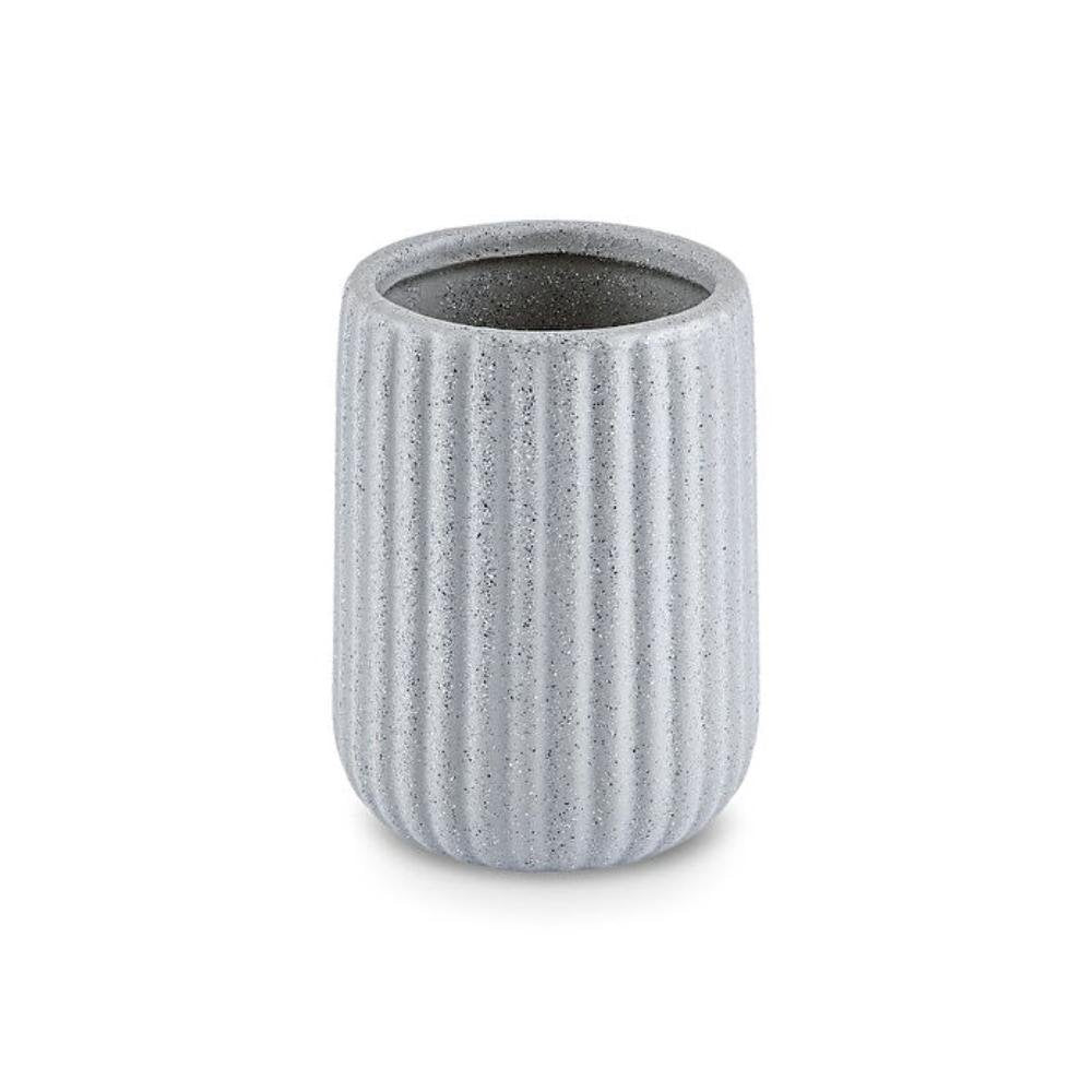 Karaca Trina 3-Piece Grey Bathroom Accessory Set – Dolomite Stone Finish, 8683650363897