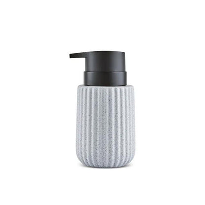 Karaca Trina 3-Piece Grey Bathroom Accessory Set – Dolomite Stone Finish, 8683650363897