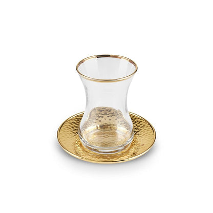 Karaca Ada Gold 18-Piece Tea Set for 6, 8683650382508