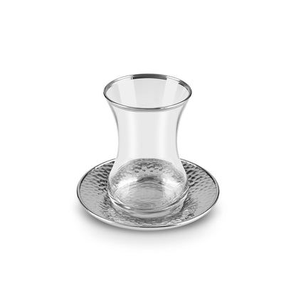 Karaca Ada Platinum 18-Piece Tea Set for 6, 8683650382515