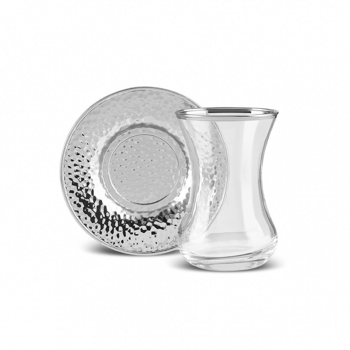 Karaca Ada Platinum 18-Piece Tea Set for 6, 8683650382515