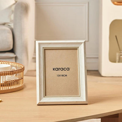 Karaca Bramble Photo Frame 13x18 cm - Cream, 8683650383192