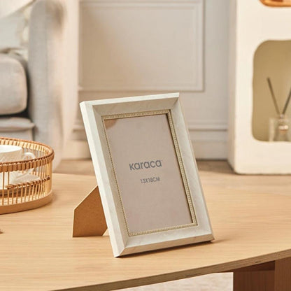 Karaca Bramble Photo Frame 13x18 cm - Cream, 8683650383192