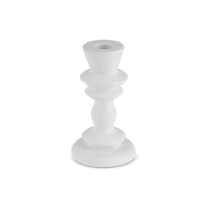 Karaca Stone Candle Holder 15 cm - White, 8683650383369
