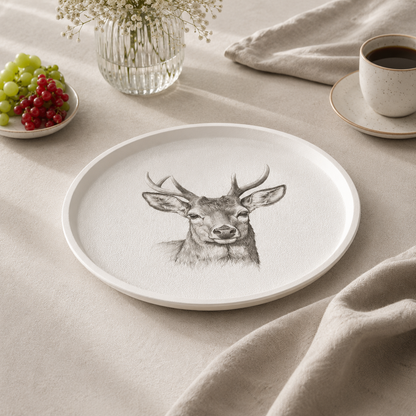 Karaca Apricot Biome Melamine Serving Tray 36 cm, 8683650393016