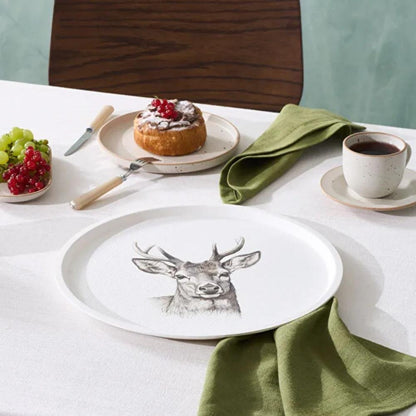 Karaca Apricot Biome Melamine Serving Tray 36 cm, 8683650393016