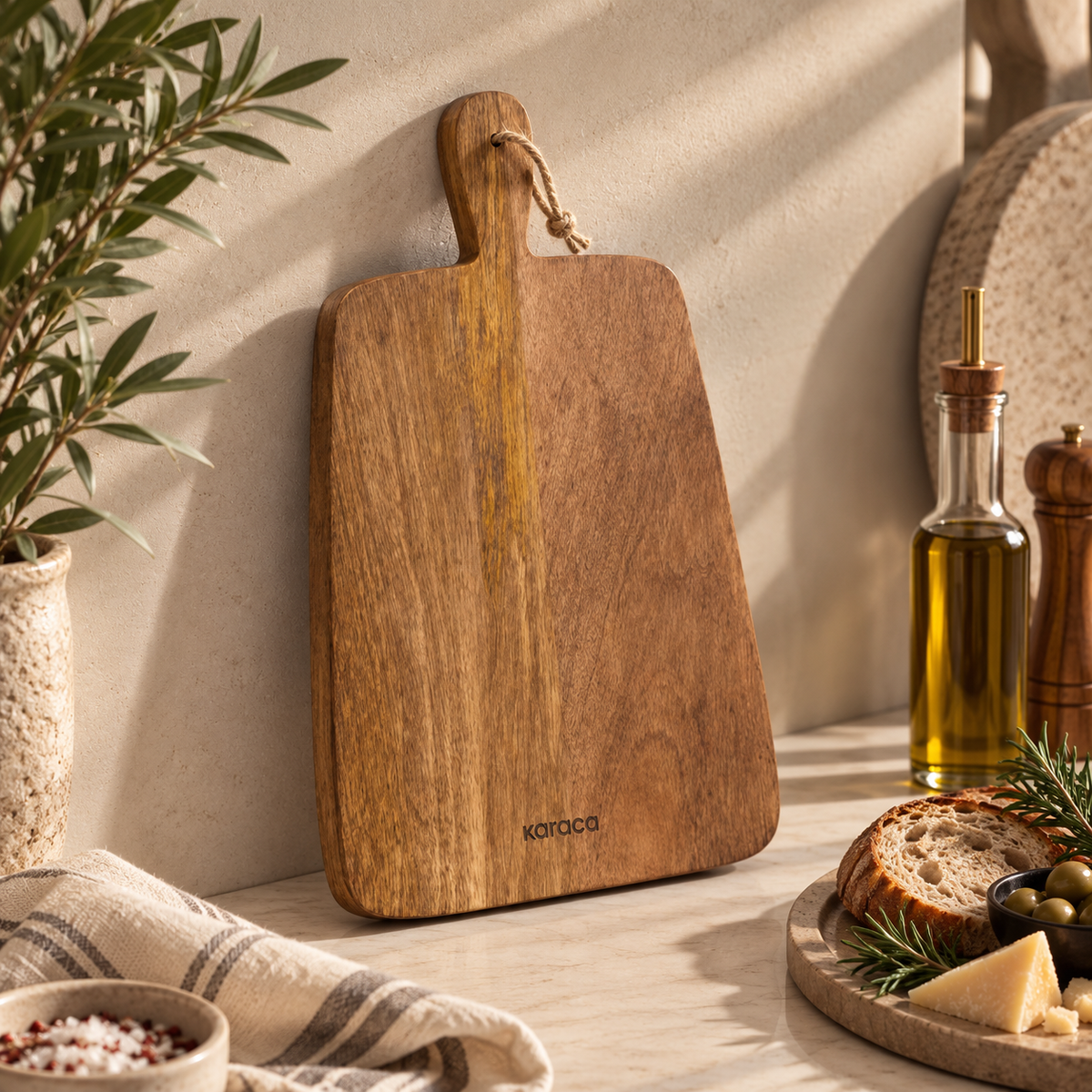 Karaca Premium Mango Cutting & Serving Board – 33 × 21 cm, 8683650397311