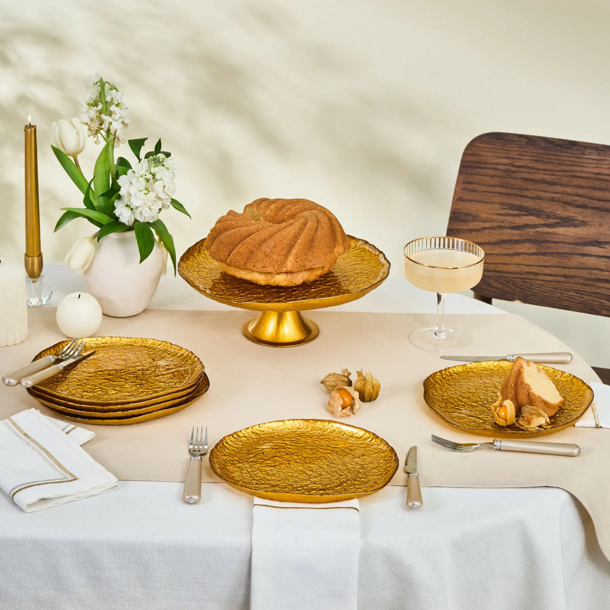 Karaca Zerrin 7-Piece Cake & Dessert Set, 8683650399056
