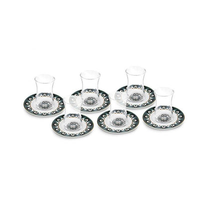 Karaca Lagada 12-Piece Tea Set for 6 People, 8683650399124