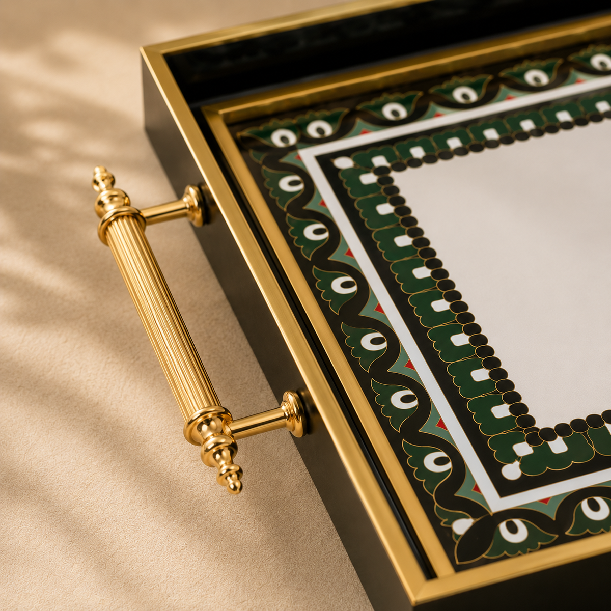 Karaca Lagada Rectangular Wooden Tray 35 cm, 8683650399193