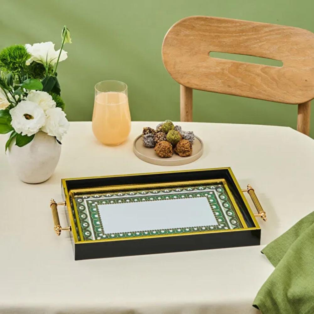 Karaca Lagada Rectangular Wooden Tray 35 cm, 8683650399193