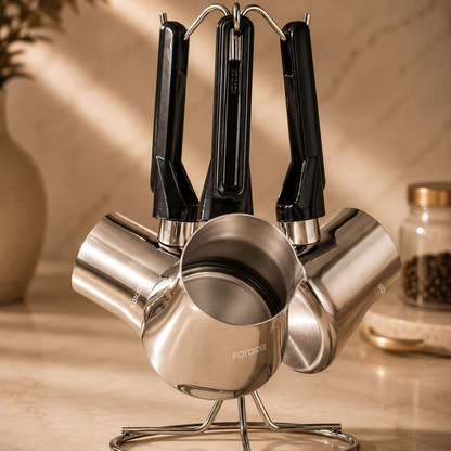 Karaca Avena 3-Piece Coffee Pot Set, 8683650399827