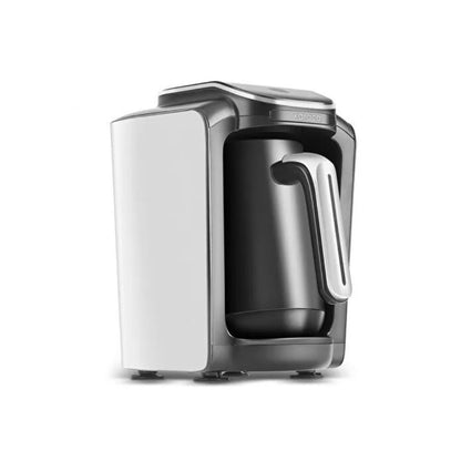 Karaca Hatr Neo-S Milk Turkish Coffee Machine Porcelain, White, KAR-8683650438120