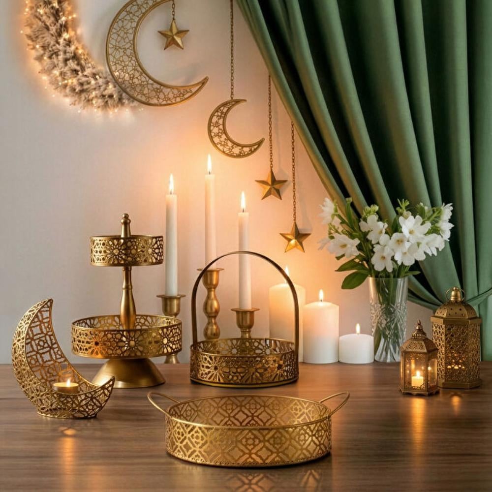Karaca Home Sema Tray Gold (28x25x10.5cm), KAR-8683650439585