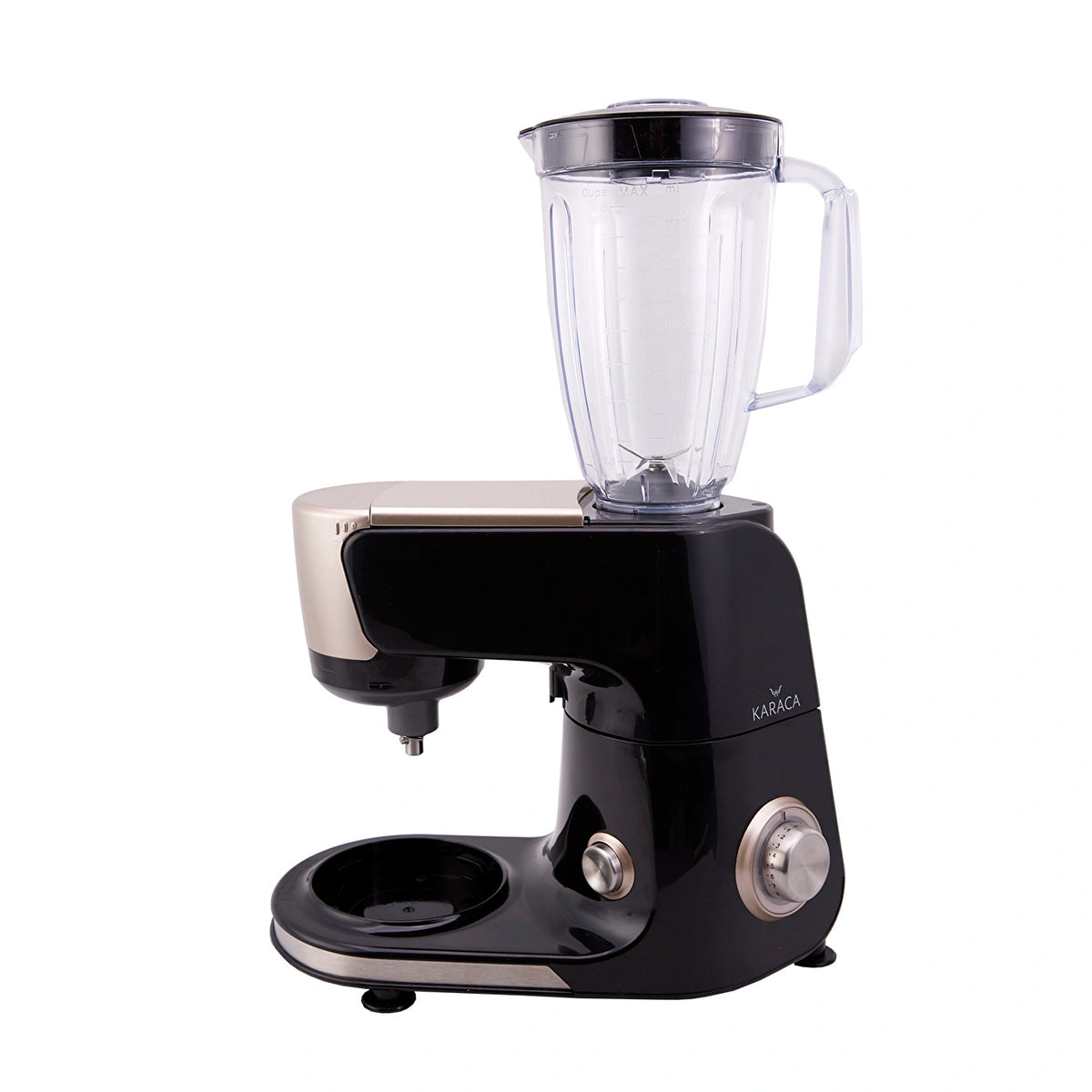 Karaca Black Maestro Chef 7-in-1 Professional Kitchen Utensil 4L - 1000W, 153.01.01.2922