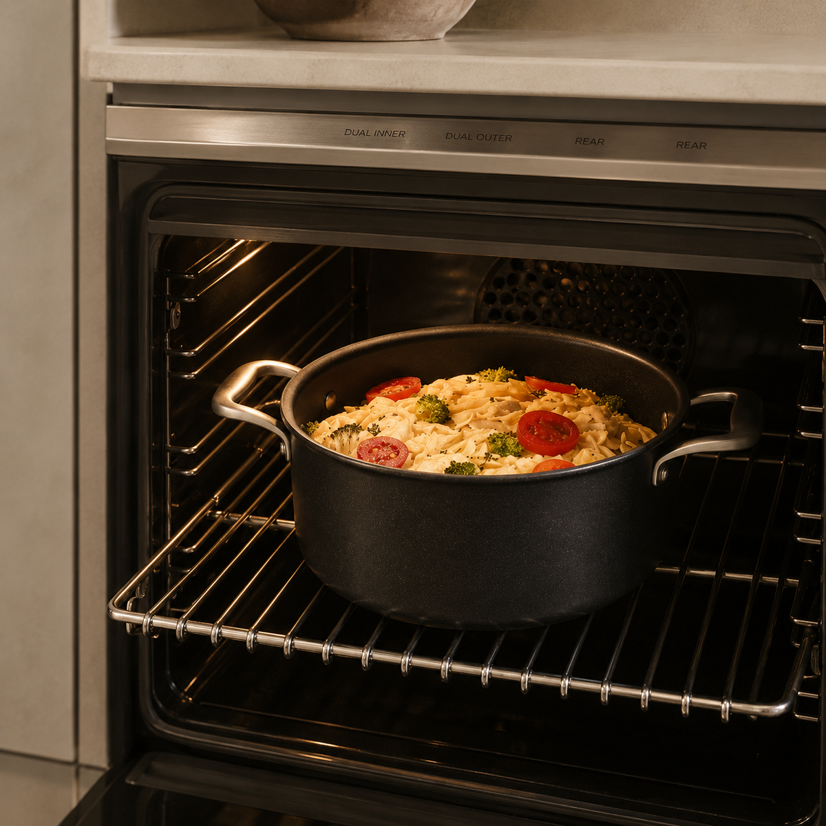 Karaca BioDiamond Pro Induction Base 7-Piece Cookware Set, 153.03.07.7040