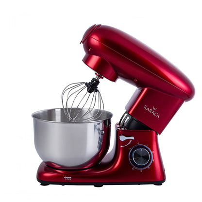 Karaca Multichef Stand Mixer Redgold 1900W - 5.5L (with Meat Grinder and Sausage/Meatball Attachments), 153.01.06.4889