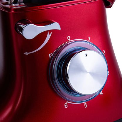 Karaca Multichef Stand Mixer Redgold 1900W - 5.5L (with Meat Grinder and Sausage/Meatball Attachments), 153.01.06.4889