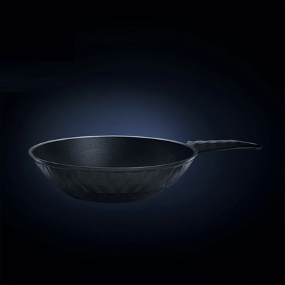 Karaca BioDiamond Antibacterial Handle Induction Base Wok Pan 28 cm, 153.03.08.0420
