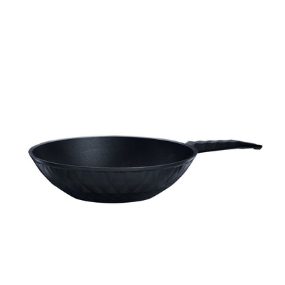 Karaca BioDiamond Antibacterial Handle Induction Base Wok Pan 28 cm, 153.03.08.0420
