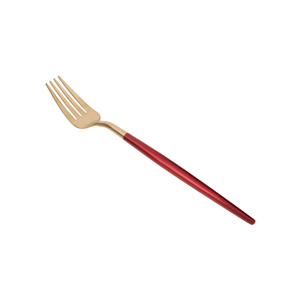 Karaca New Lydia 60-Piece Cutlery Set for 12 People - Red, 153.03.08.0634