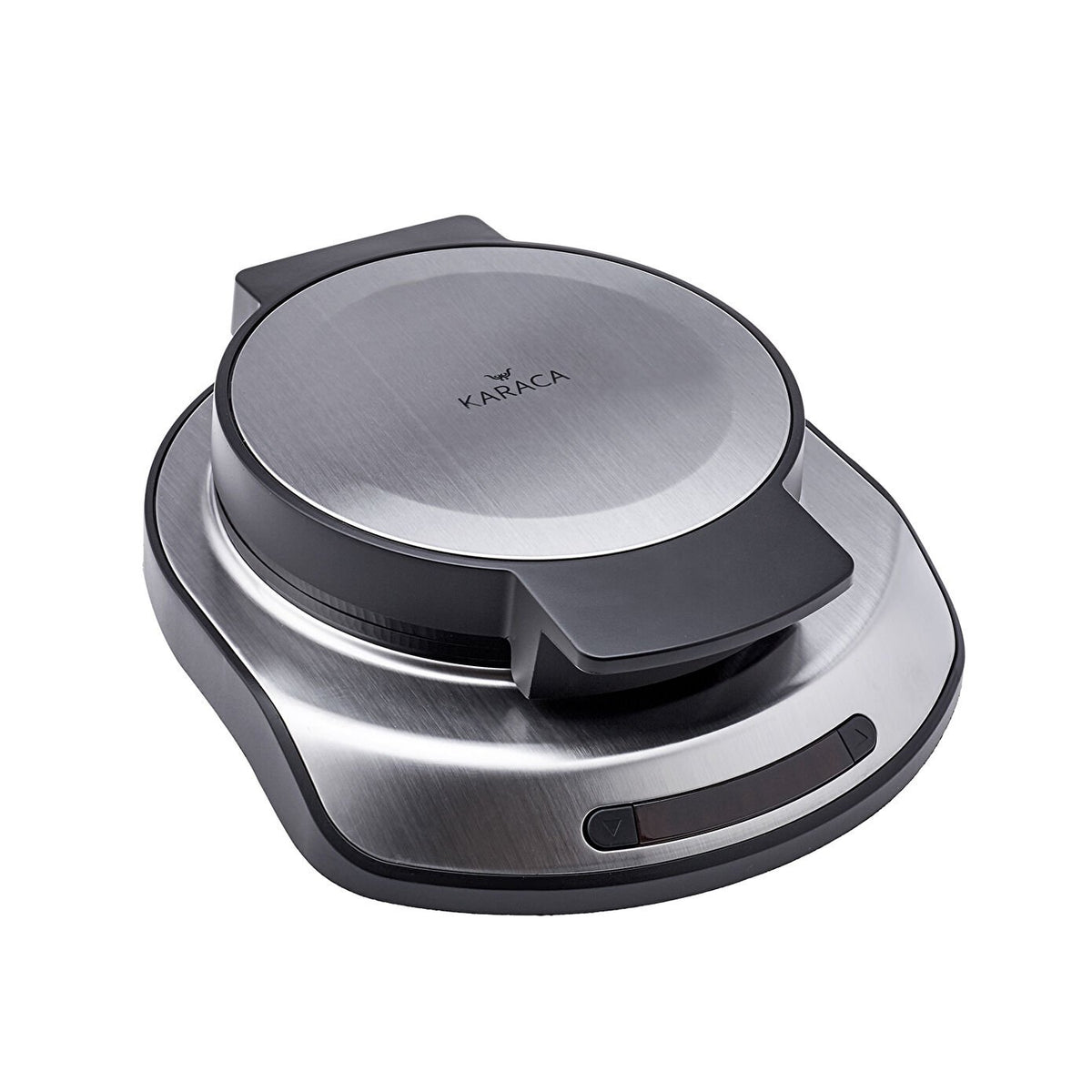 Karaca Inox Waffle Maker - Stainless Steel, Adjustable Temperature with LED Display, 153.03.06.2041