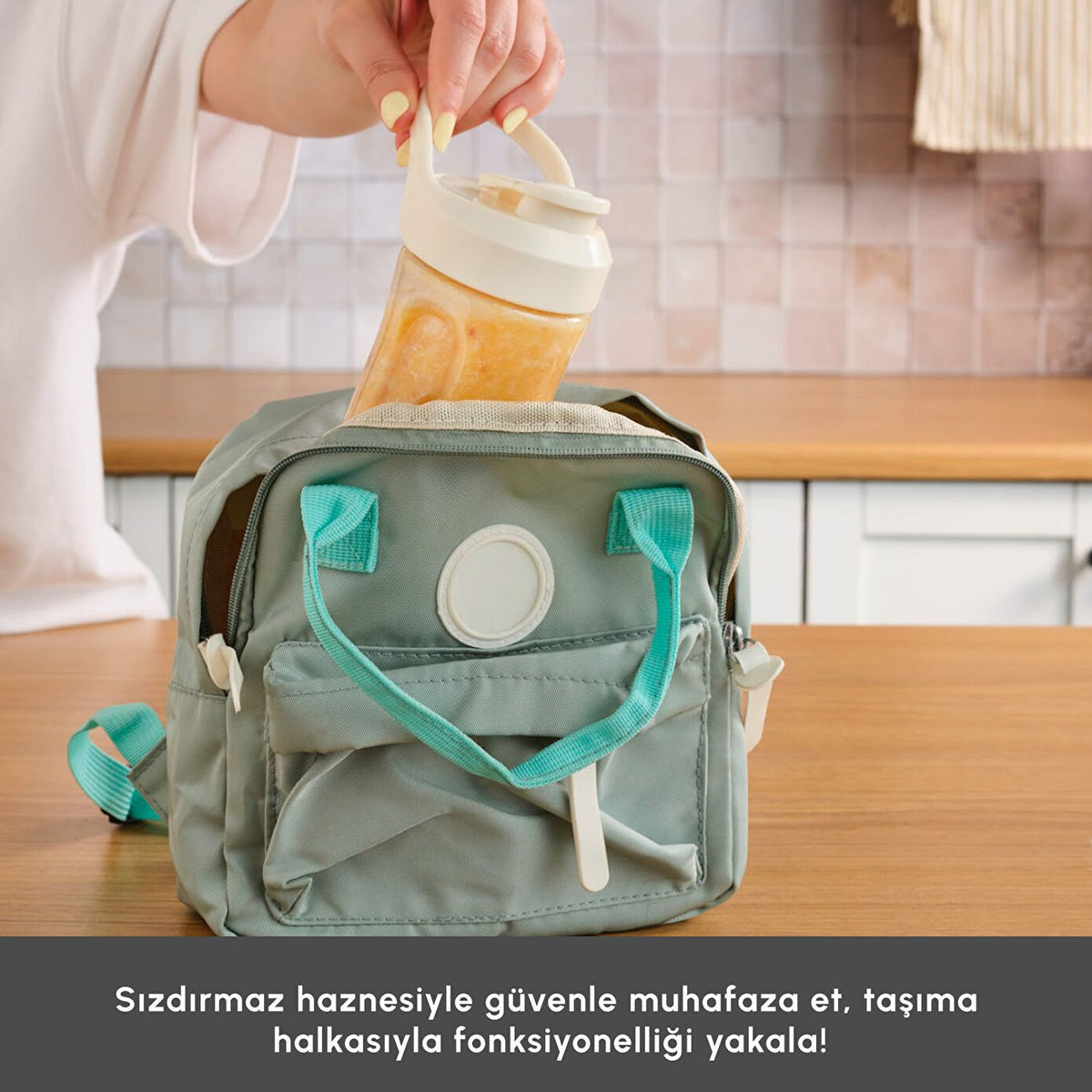 Karaca Retro Personal Smoothie Blender 600 ml, Ice Crushing Function