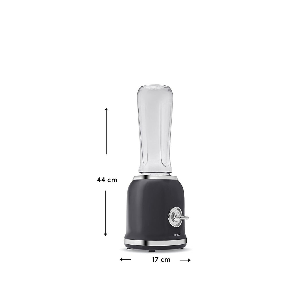 Karaca Retro Personal Smoothie Blender 600 ml, Ice Crushing Function