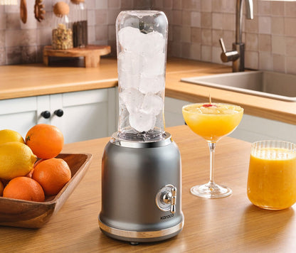 Karaca Retro Personal Smoothie Blender 600 ml, Ice Crushing Function