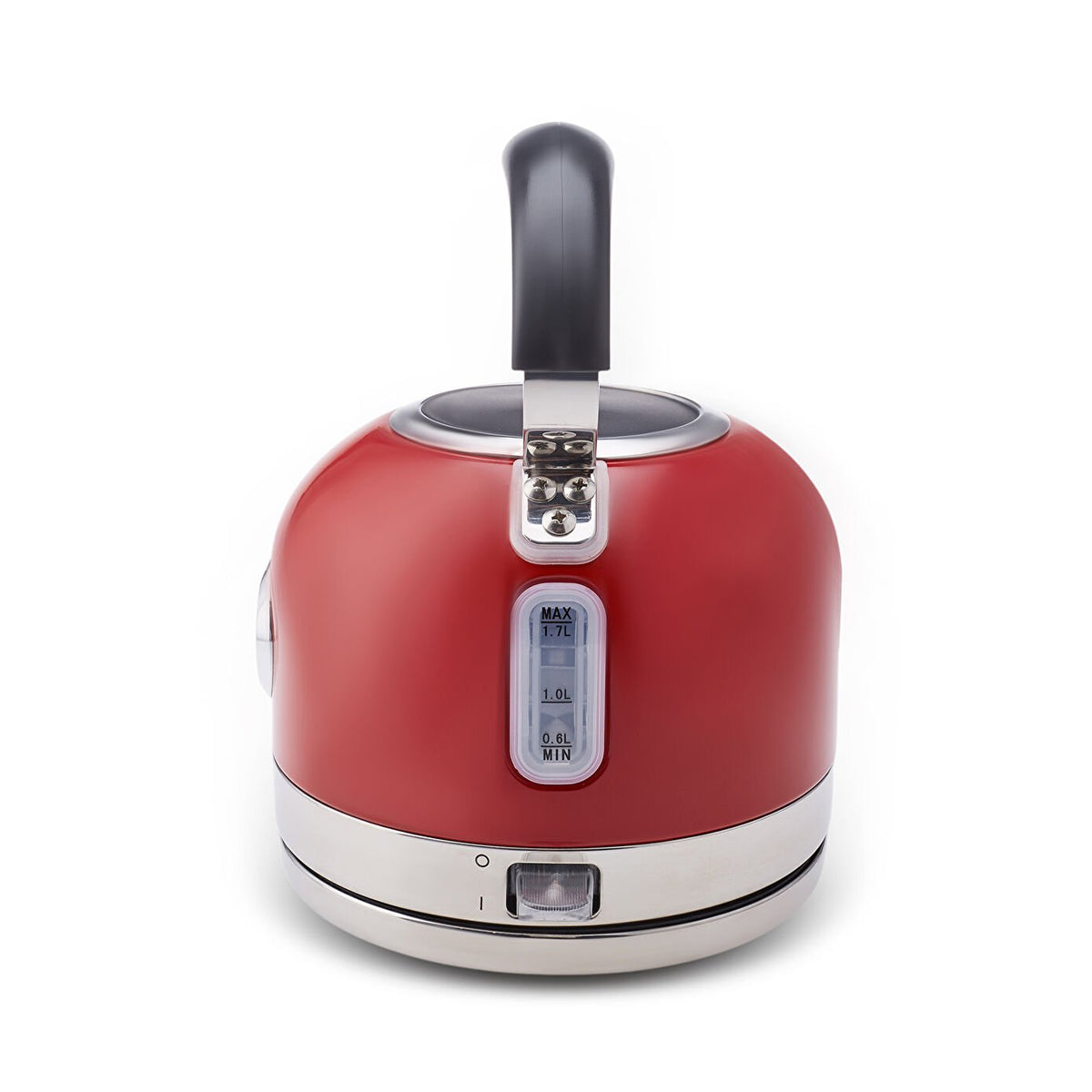 Karaca Retro Red Kettle 1.7 L, Quick Boil with LED Indicator, 153.03.06.2559