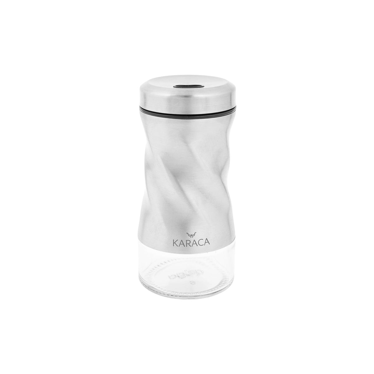 Karaca Tottori Inox 7-Piece Round Glass Spice Set, 153.03.06.4731
