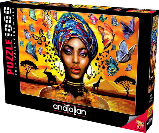 Anatolian, Puzzle Delightful Woman Design 1000Pcs #1087.