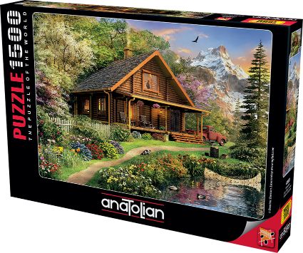 Anatolian, Puzzle Log Cabin Home Design 1500Pcs #4568.